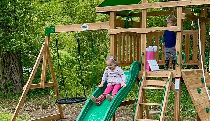 Roc Solid Foundation backyard playset