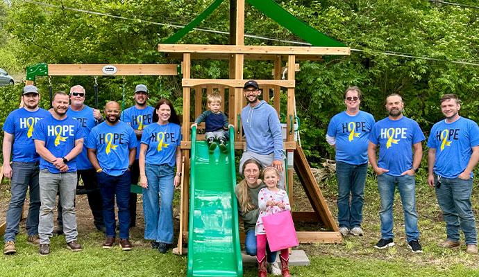 Roc Solid Foundation backyard playset