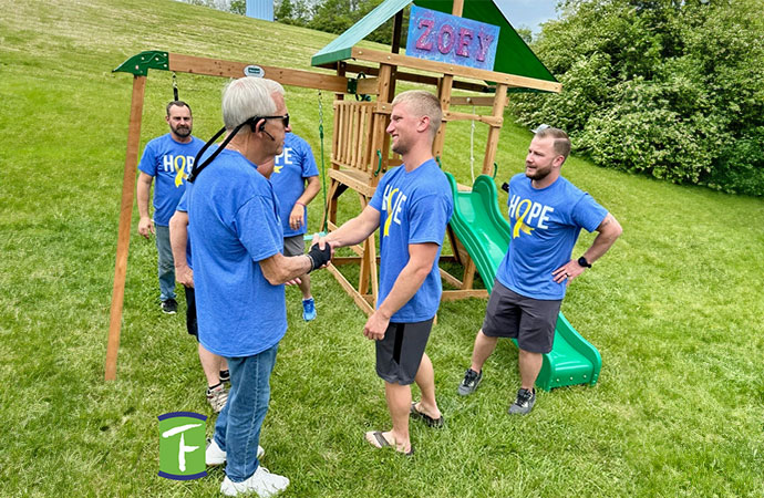 Roc Solid Core Swing Set Build