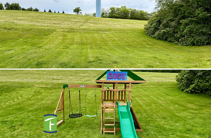 Roc Solid Core Swing Set Build