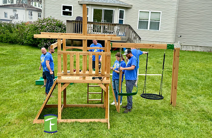 Roc Solid Core Swing Set Build