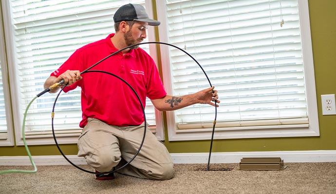 Residential air duct cleaning