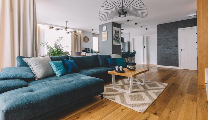 A beautiful living room