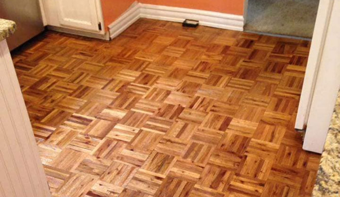 Wooden floor pattern