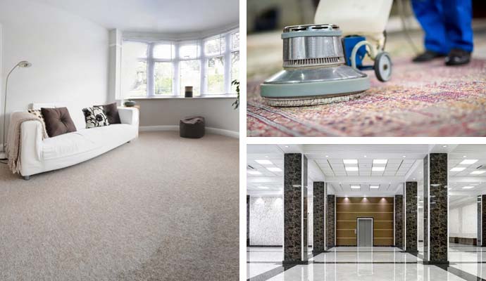 professionally floor carpet cleaning