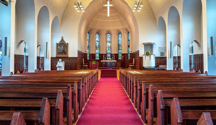 Interior of a church