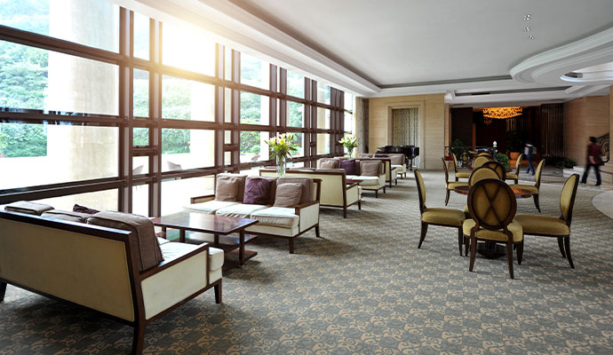 Clean restaurant interior