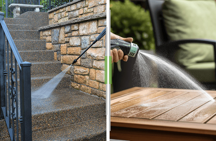 Pressure Washing Service.