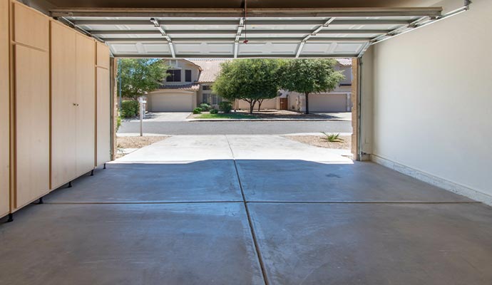 Cleaned garage