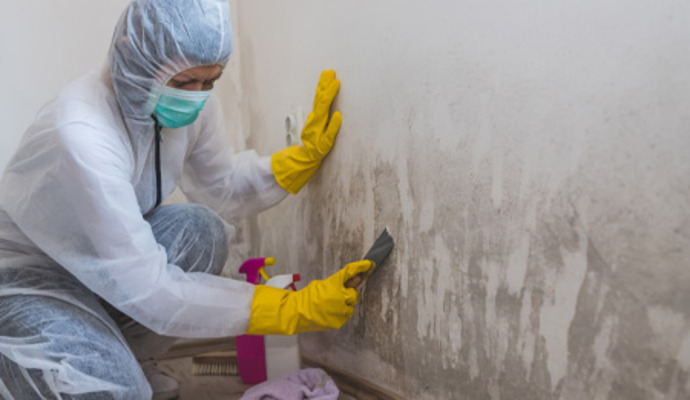 Professional removing mold