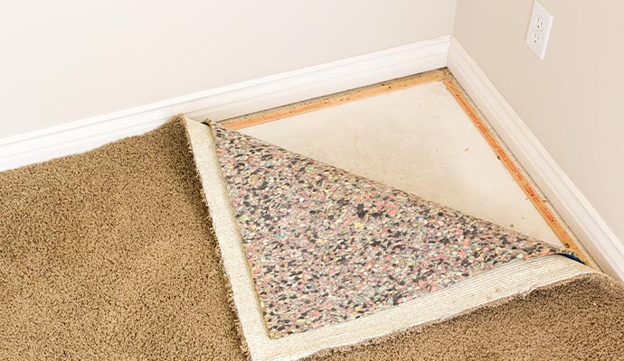 Padded carpet