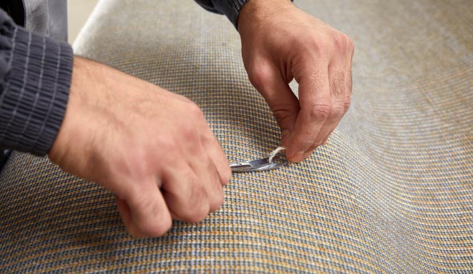 Professional carpet repair