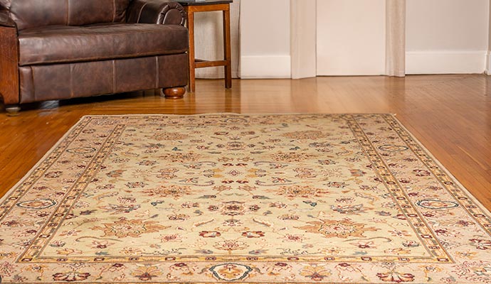 Service for cleaning and restoring rugs.