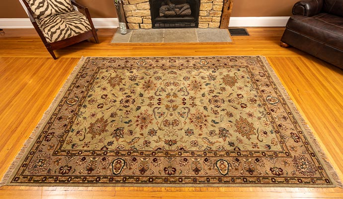 Stain repellant rug