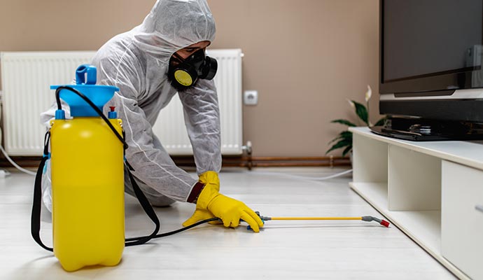 Home space disinfecting service
