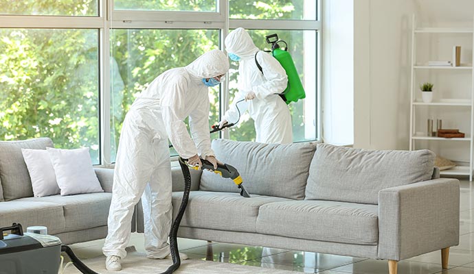 Post trauma cleanup service