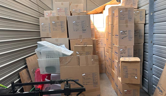 Professional content packout service