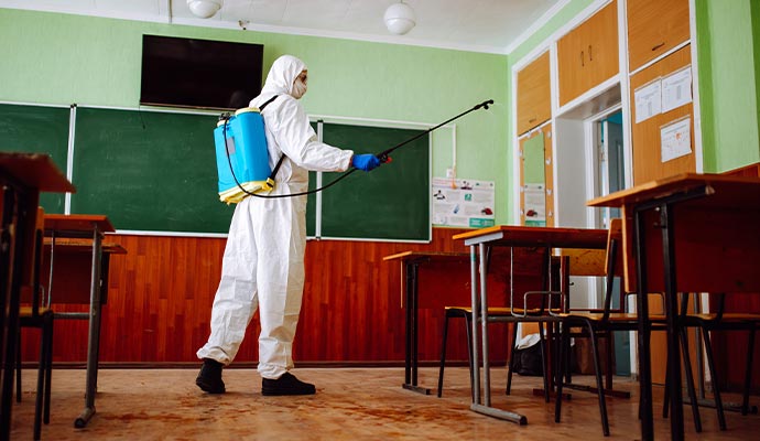 School disinfecting service