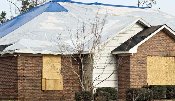 Storm damage