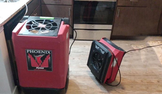 Water damage restoration equipment