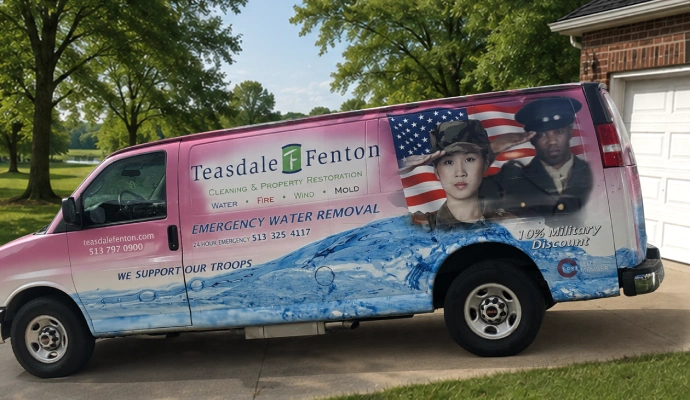 Teasdale Fenton service vehicle