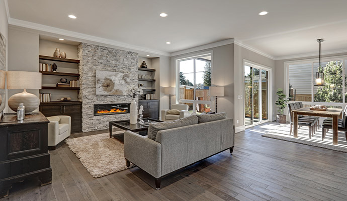 A beautiful living room