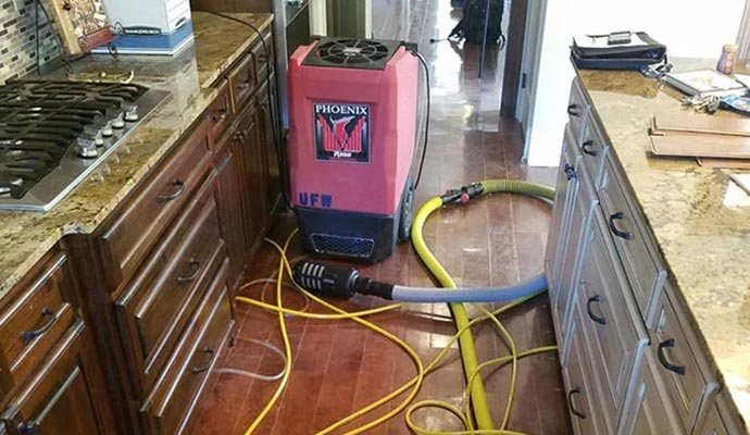 Water damage restoration equipment